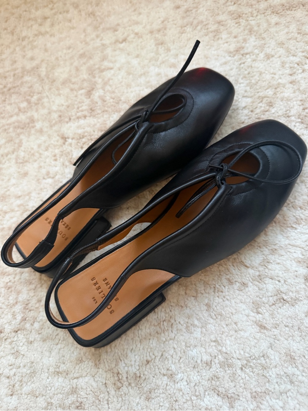 NEW Sezane Philippine Low Mary Janes in Smooth Black (US 6) - Picture 9 of 14